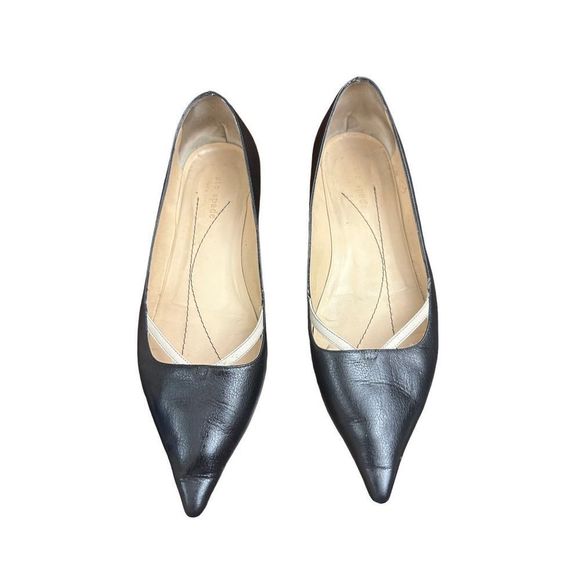 Kate Spade New York Women's 
Point Toe Patent Leather Flats Black Size 81/2M - Picture 1 of 8